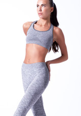 Brassière de danse sans couture Move Dance Rufina - gris Gris Avant [Gris]