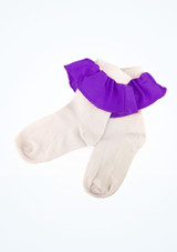 Chaussettes de danse de salon pour filles Move Dance Violet Principal [Violet]