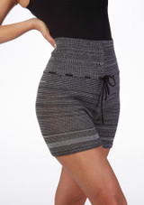 Short d'échauffement en tricot Tendu Gris Jabot [Gris]