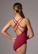 Justaucorps de danse Move Dance Brook Bordeaux Back [Rouge]