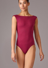 Justaucorps de danse Move Dance Savvi Bordeaux Front [Rouge]