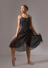 Jupe de danse classique longue portefeuille Move Dance Noir Front 3 [Noir]