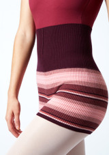 Short de danse tricot ceinture enroulable Move Dance Blossom Figue 2 [Violet]