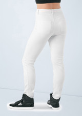 Weissman Slashed Skinny Jeans Blanc [Blanc]