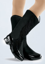 Weissman Fringe Boot Spats Noir [Noir]