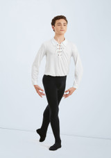 Weissman Boys Laced Ballet Shirt Weiß 2 [Weiß]