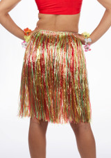 Jupe de paille multicolore Arrière [Multicolore]