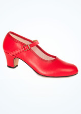 Chaussures de flamenco Intermezzo - Rouge Rouge Principal [Rouge]