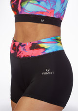 Short de danse fitness Dansez Multicolore Avant 2 [Multicolore]