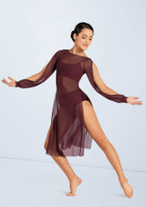 Weissman Spliced Blouson Overdress [Violet]