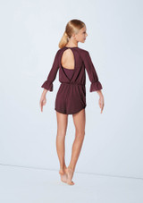 Weissman Flounce Sleeve Romper [Violet]