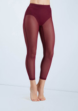 Weissman Cropped Mesh Leggings [Noir]