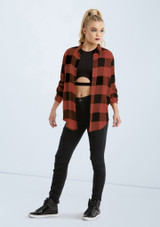 Weissman Oversized Buffalo Plaid Shirt [Braun]