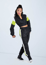 Weissman Cropped Colorblock Jacket Jaune [Jaune]