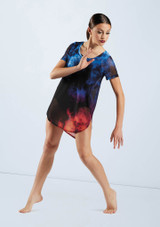 Weissman Printed Favorite Tee Dress Multicolore [Multicolore]