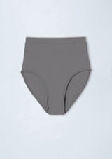 Weissman Natural Waist High Leg Brief [Gris]