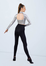 Weissman Premium Metallic Crop Top Argent [Argent]