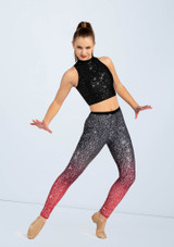 Weissman Sequin Sleeveless Crop Top Rot [Rot]
