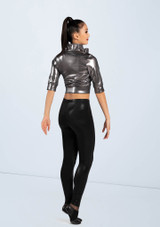 Weissman Cropped Metallic Jacket [Gris]