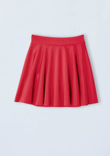 Weissman Neoprene Skater Skirt Rouge [Rouge]