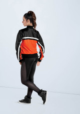 Weissman Sporty Stripe Bomber Jacket [Orange]