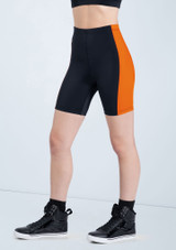 Weissman Bold Side Stripe Bike Shorts [Orange]