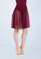 Weissman Power Mesh Circle Skirt [Noir]