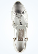 Freed Nancy Ballroom & Latin Shoe 1.65"- Silver Argent Dessous [Argent]
