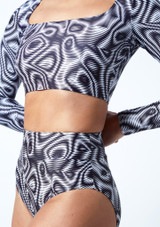 Culotte Taille Haute Move Dance Luna - Dimensions Détail avant [A motifs]