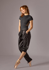 Pantalon de rétention de chaleur Move Dance Hattie Noir Arrière [Noir]