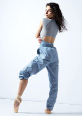 Pantalon de rétention de chaleur Move Dance Hattie Arrière [Bleue]