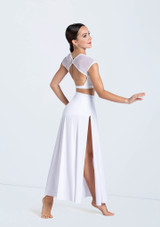 Weissman Matte Jersey Maxi Skirt