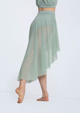 Weissman Power Mesh High-Low Skirt