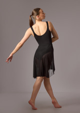 Jupe asymétrique high-low Leilani Move Dance Noir Back [Noir]