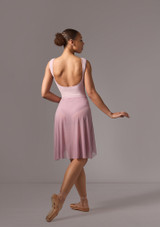 Jupe asymÃ©trique high-low Leilani Move Dance Avant 2 [Marron]