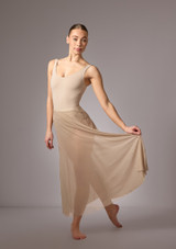 Jupe longue Elise Move Dance Latte Front 2 [Marron]