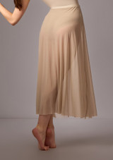 Jupe longue Elise Move Dance Latte Back [Marron]