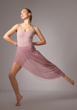 Jupe asymétrique de danse Amaya Move Dance French Mauve Front 2 [Rose]
