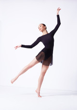 Mini jupe de ballet Wren Move Dance Noir Avant [Noir]