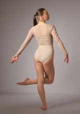 Cache-coeur à nouer Bella Move Dance Latte Back [Marron]