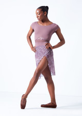 Jupe portefeuille midi Reverie Move Dance Avant 2 [Rose]