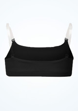Crop top fille Bloch Leia Noir Arrière [Noir]