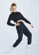 Weissman Cutout Laced Back Hoodie Noir 3 [Noir]