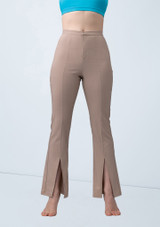 Weissman Split-Front Suit Pants Latte 8 [Marron]