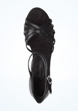 Chaussures de salon et de danse latine en satin PortDance 631 - 6,1cm (2.4") [Noir]