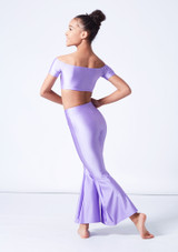 Crop top fille effet brillant Alegra Sandy