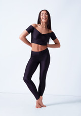 Crop top effet brillant Alegra Sandy