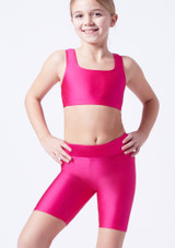 Crop top fille effet brillant Alegra Sofia