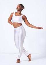 Crop top metallizzato Sofia Alegra