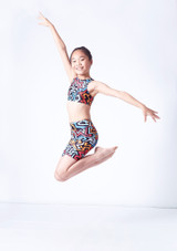 Crop top fille à motifs Alegra Edith